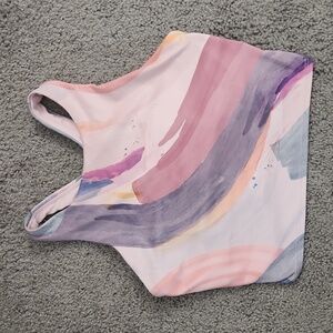 Athleta Conscious Crop Printed Small A-C in Vibrance Orchid